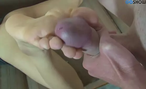 The Foot Fetishist Sucks Her Toes and Tastes His Cock A Blowjob Fantasy