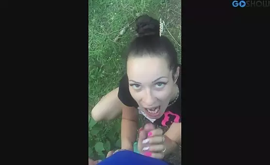 POV Outdoor Blowjob and Fucking  Erotic Porn Experience