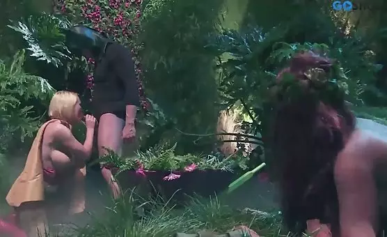 CostumeClad Nymphs Enjoy Wild Orgy with Eager Guys